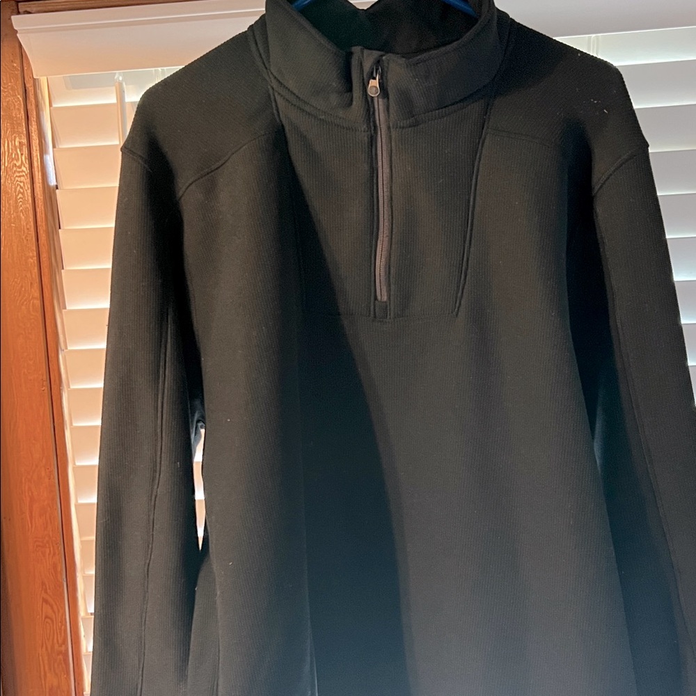 Under Armour Men's Black 1/4 Zip-Up Sweater size XXL